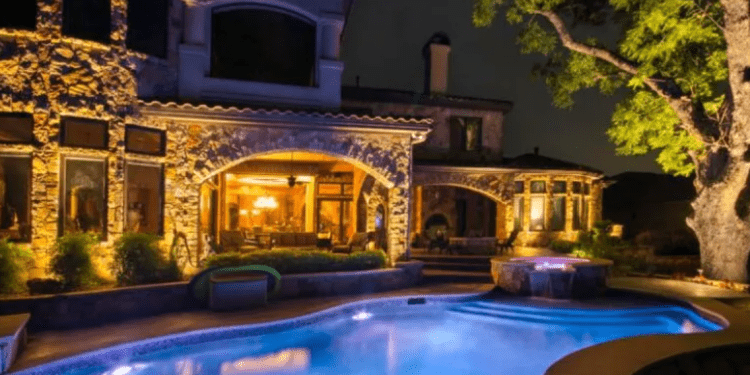 Renovating Landscaping At Night With Outdoor Lighting